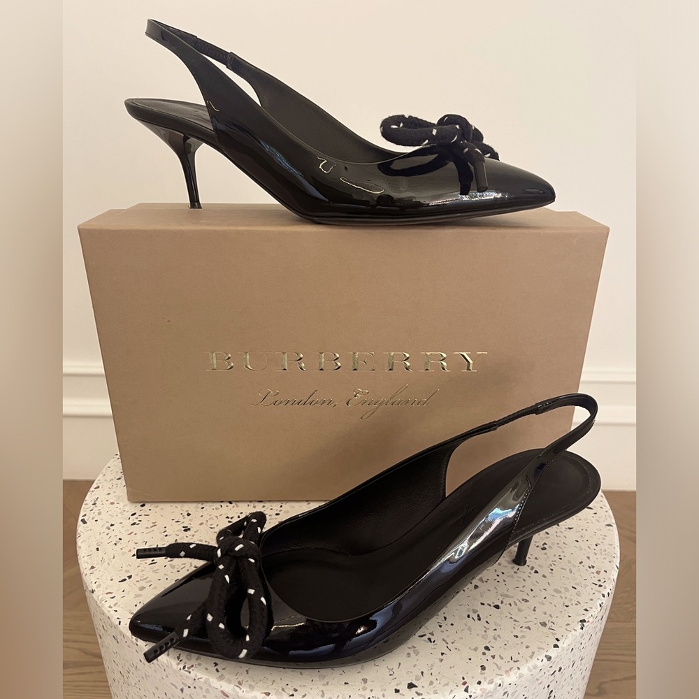Burberry Sling Back Pump
